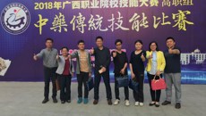 beat365在2018年广西职业院校技能大赛中药传统技能比赛中获得佳绩