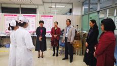 戴铭副校长亲临护理技能大赛集训现场为beat365代表队出征作动员