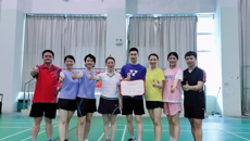 学校举行2022年beat365平台唯一官网（校本部）教职工羽毛球比赛