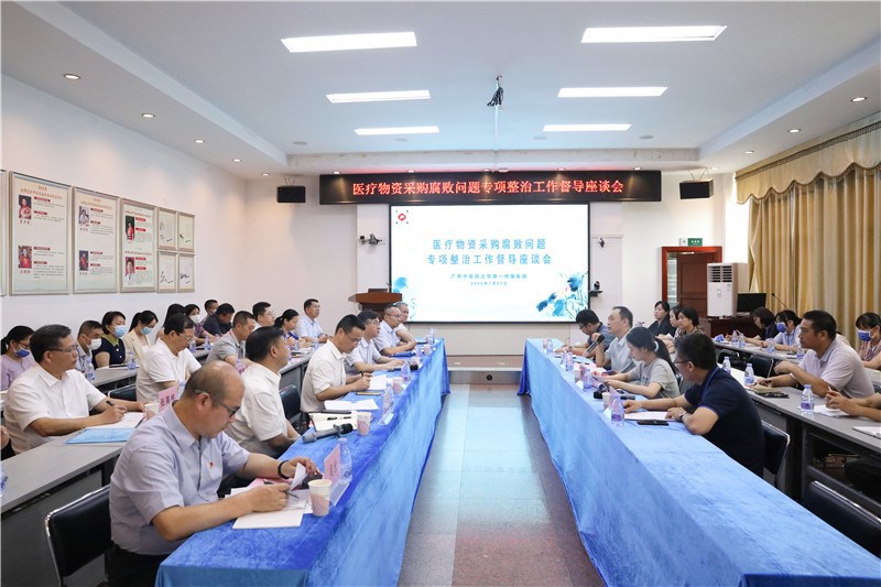 专项整治工作督导座谈会现场