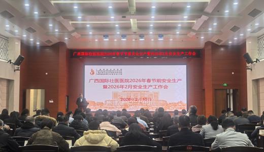 附属国际壮医医院开展2026年春节前安全隐患排整治查专项行动